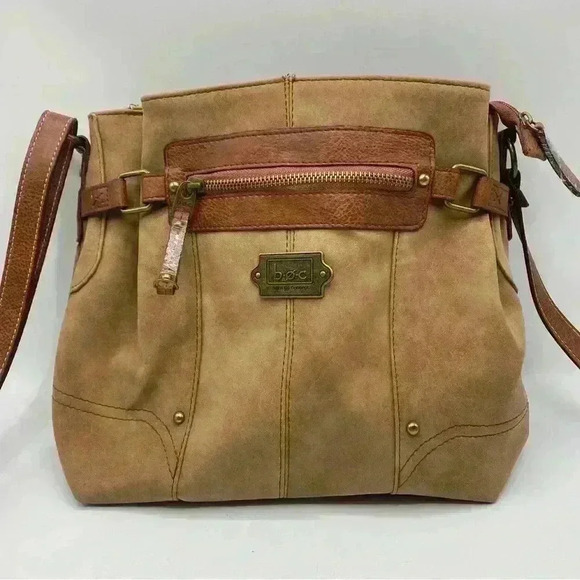 Born Concept Purse Brown Leather Bag. Excellent Pre-owned - Picture 1 of 8